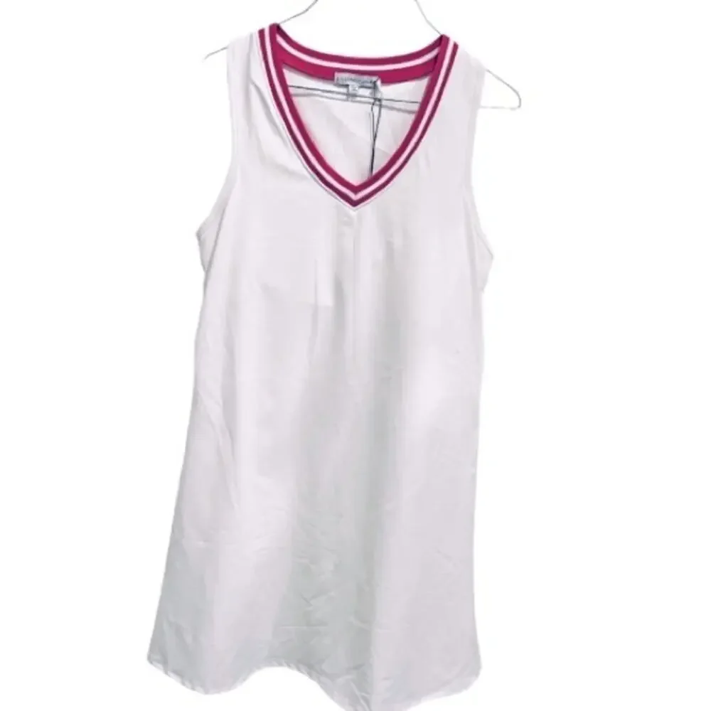 Sincerely Jules white‎ Tennis Golf Dress Size M NWT